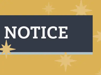 Notice