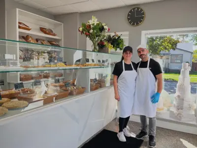 Owners at Golden Oven Bakery