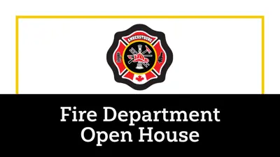 Amherstburg Fire Department Open House with an image of the department crest