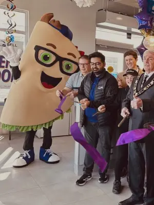 Tacobell Ribbon Cutting
