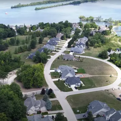 Aerial View of Boblo Island 