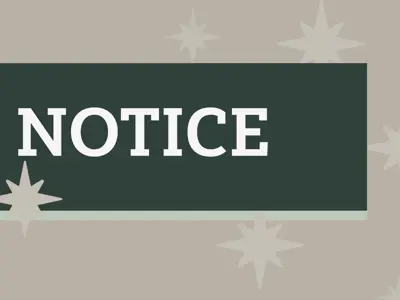Notice