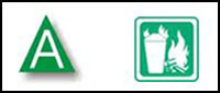 class a extinguisher label