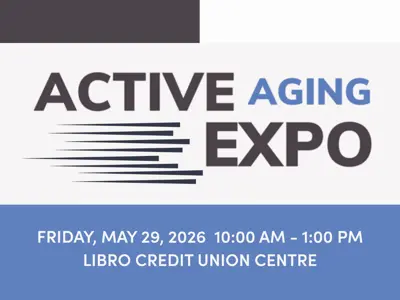 Active Aging Expo on Friday, May 29 2026 from 10:00 am to 1:00 pm