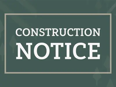Construction notice
