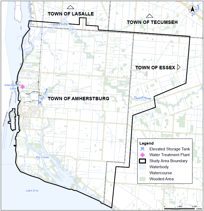Water Master Plan Study Area