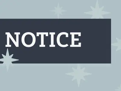 Notice