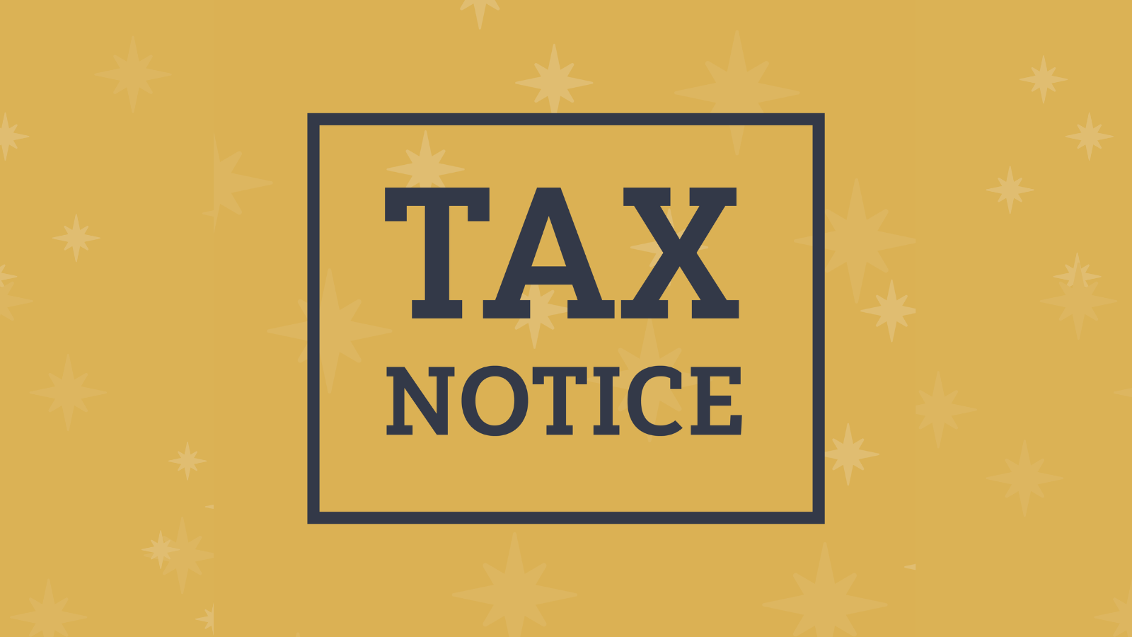 Tax Notice